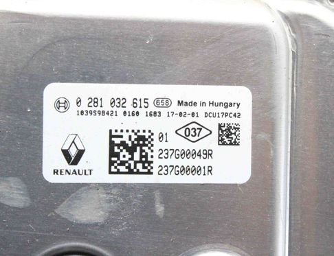 RENAULT Trafic 3 generation (2014-2023) AdBlue kontrollenhet 237G00049R 31872886