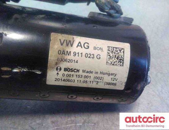 VOLKSWAGEN Caddy 3 generation (2004-2015) Startmotor 0am911023g,0am911021e,0am911021ex 30848585