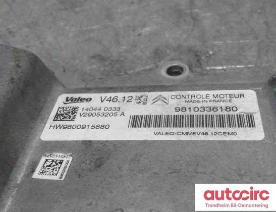 PEUGEOT 208 Peugeot 208 (2012-2015) Vänster strålkastarfäste 9810336180,1612246480 30849411