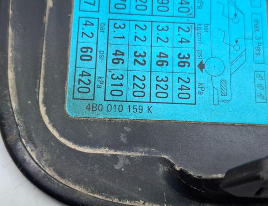 AUDI A6 C5/4B (1997-2004) Bränsletanklucka 1H0010092L 32836084