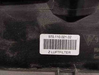 PORSCHE Panamera 970 (2009-2016) Lufttillförsel slangrör 97011027101,97011026510,97011011311,97011025102,97011002102 30701971
