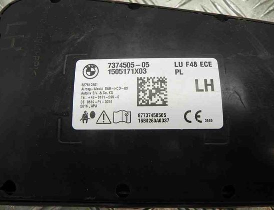 BMW X1 F48/F49 (2015-2023) Krockkudde för fotgängare (SRS) 7374505 31279608