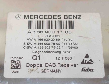MERCEDES-BENZ C-Class W204/S204/C204 (2004-2015) Ljudkontrollenhet A1669001105 10007947
