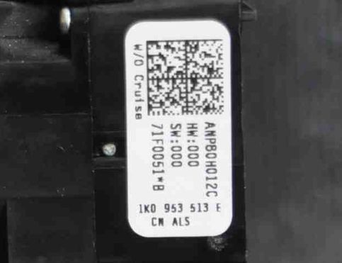 VOLKSWAGEN Caddy 3 generation (2004-2015) Vrid omkopplarvredet 1K0953513E 1548473