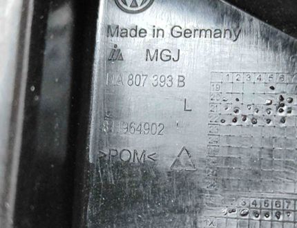 VOLKSWAGEN ID.5 1 generation (2021-2023) Bakre vänster stötfångarfäste 11A807393B 23088202