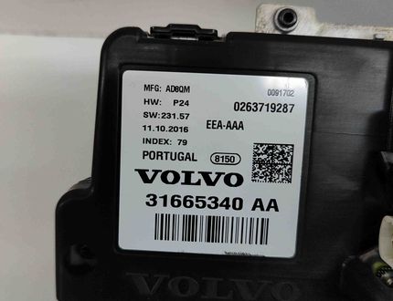 VOLVO XC90 2 generation (2014-2024) Hastighetsmätare 31665340,31665340AA,0263719287 28346797