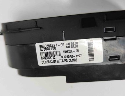 CITROËN C4 Picasso 1 generation (2006-2013) Klimatkontrollenhet 9650868877 29402518