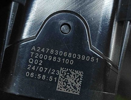 MERCEDES-BENZ GLB AMG X247 (2019-2023) Luftventiler på instrumentbrädan A2478306803 31864542