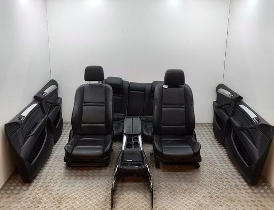 BMW X6 E71/E72 (2008-2012) Invändiga säten med dörrkortssats 6973421,6974521,6973409,7307056,7171858,7171857,7244900,7244899,7244797,7244798,6954938 32800770