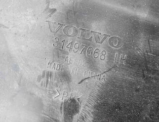 VOLVO S90 2 generation (2016-2023) Främre Vänster Inner Arch Liner 31497668 22628051