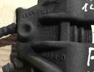 RENAULT Captur 1 generation (2013-2019) Fram Höger Bromsok 8864D 21499063