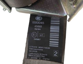 CITROËN C5 2 generation (2008-2017) Bakre Höger Säkerhetsbälte 1000045 28784549