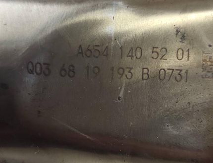 MERCEDES-BENZ C-Class W205/S205/C205 (2014-2023) Avgasrör PP654142049 32980005