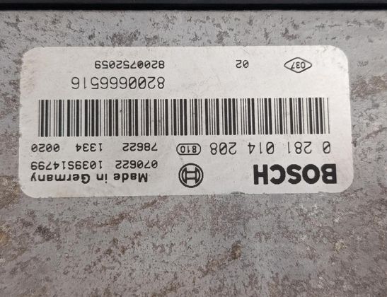 RENAULT Trafic 3 generation (2014-2023) Motorstyrenhet ECU 8200666516 32406279