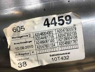 MERCEDES-BENZ C-Class W204/S204/C204 (2004-2015) Fönsterlyftare till vänster bak 2048204302 14929808