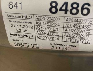 MERCEDES-BENZ C-Class W204/S204/C204 (2004-2015) Fönsterlyftare till vänster bak 2048204302,A2048204302 28228520