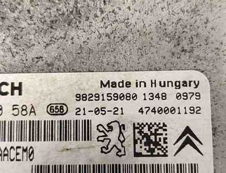 PEUGEOT 308 3 generation (2021-2023) Motorstyrenhet ECU 9829159080 30571000