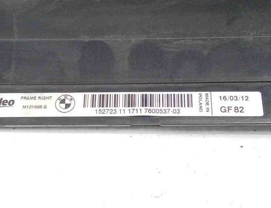 BMW 3 Series F30/F31 (2011-2020) Kylare luftavledare 7600537 31079363
