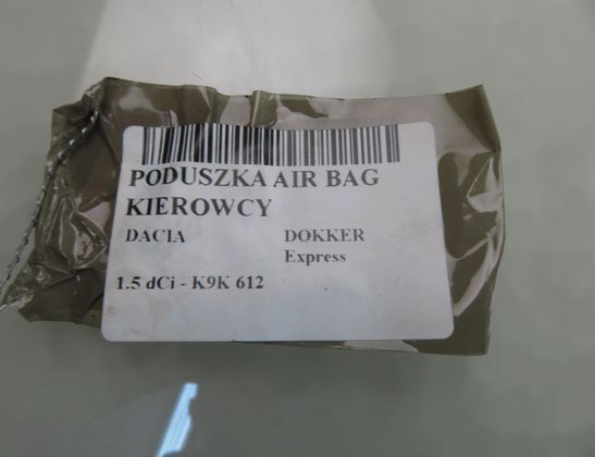 DACIA Dokker 1 generation (2012-2024) Krockkudde i ratten 985105118R 32994562