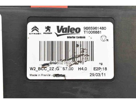 PEUGEOT 508 1 generation (2010-2020) Motorstyrenhet ECU 9665961480 28350957