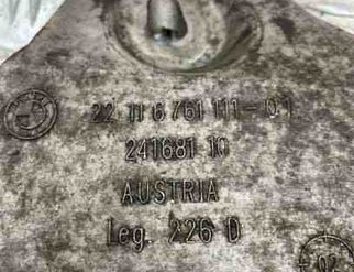 BMW 5 Series E60/E61 (2003-2010) Bakre motorfäste 6761111,24168110,1C9226D 22995639