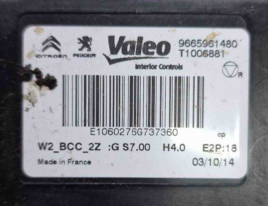 PEUGEOT 508 1 generation (2010-2020) Andra styrenheter 9665961480 30139205