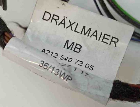 MERCEDES-BENZ E-Class W212/S212/C207/A207 (2009-2016) Kablar för vänster bakdörr A2125407205,A0009820309,A0025454440 21212727