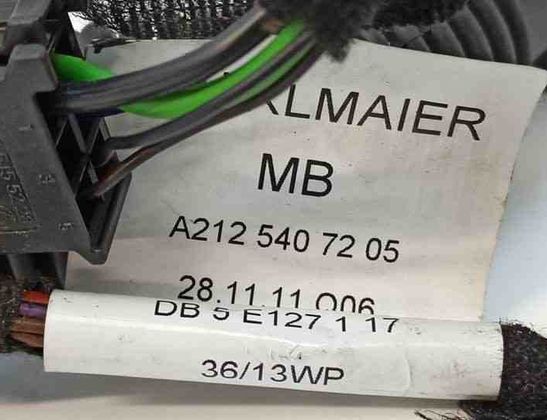 MERCEDES-BENZ E-Class W212/S212/C207/A207 (2009-2016) Kablar för vänster bakdörr A2125407205,A0009820309,A0025454440 21212727