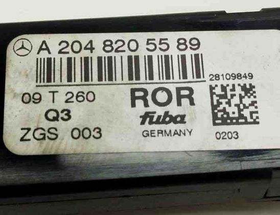 MERCEDES-BENZ C-Class W204/S204/C204 (2004-2015) Bootlid antennförstärkare A2048205589 21224817