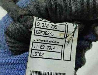 BMW 5 Series F10/F11 (2009-2017) Kablar för vänster bakdörr 25729696